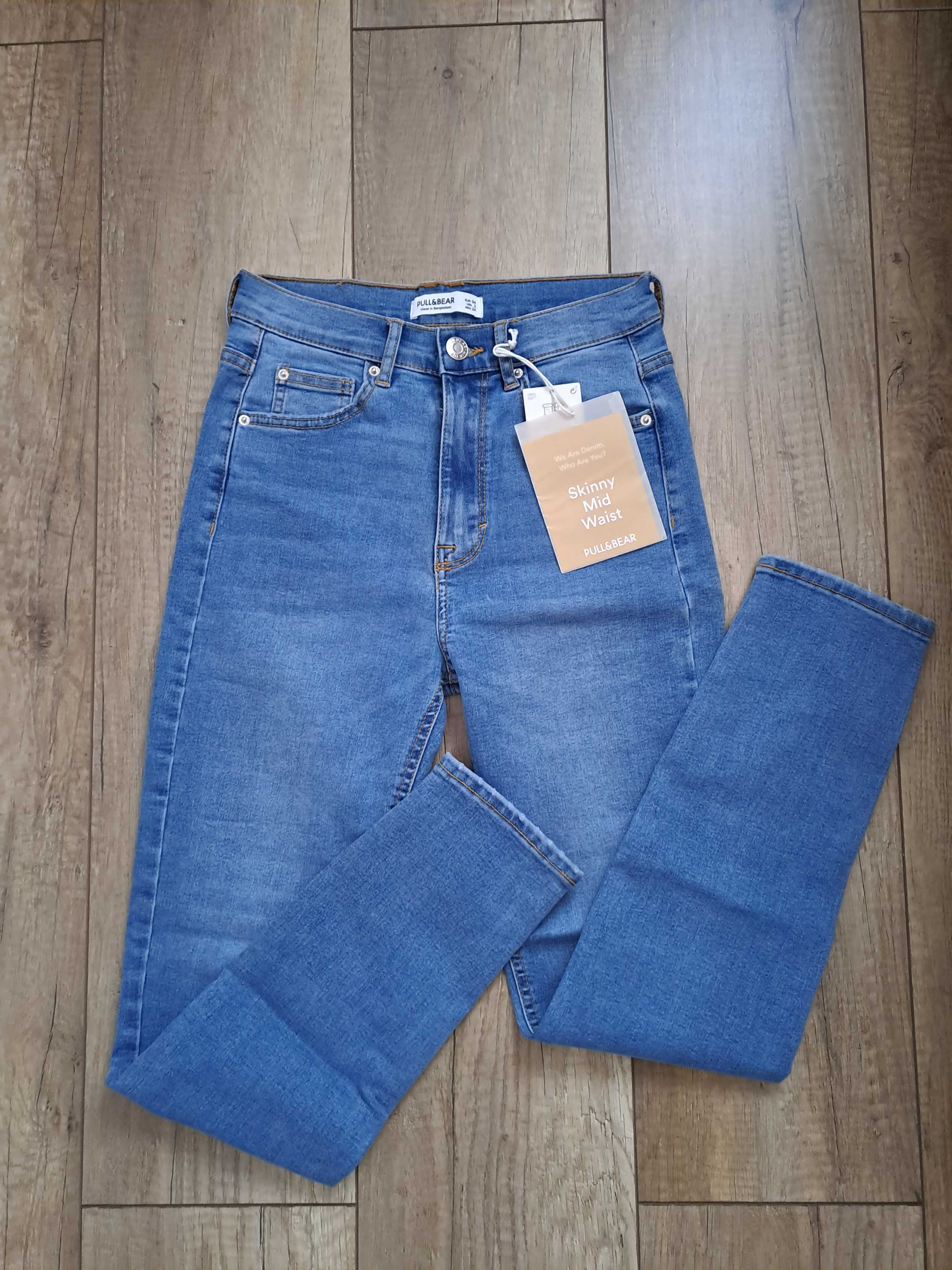 Jeansy NOWE Pull&Bear XS