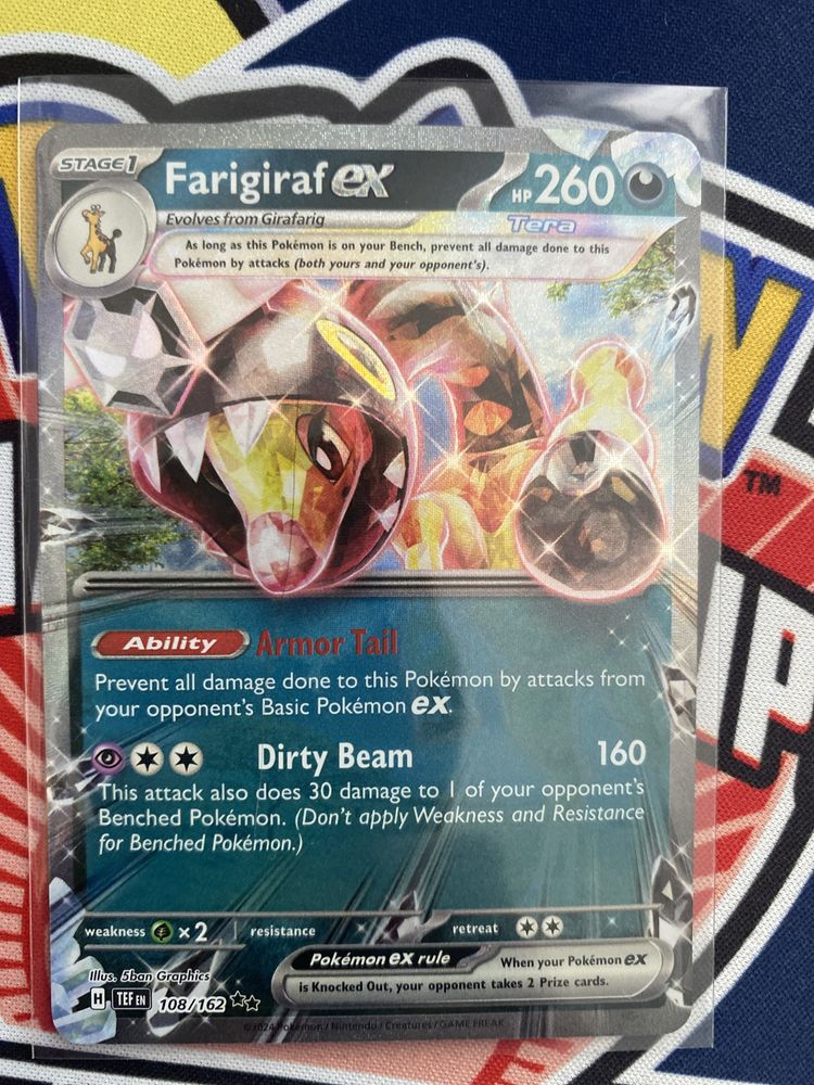 Farigiraf ex karta pokemon