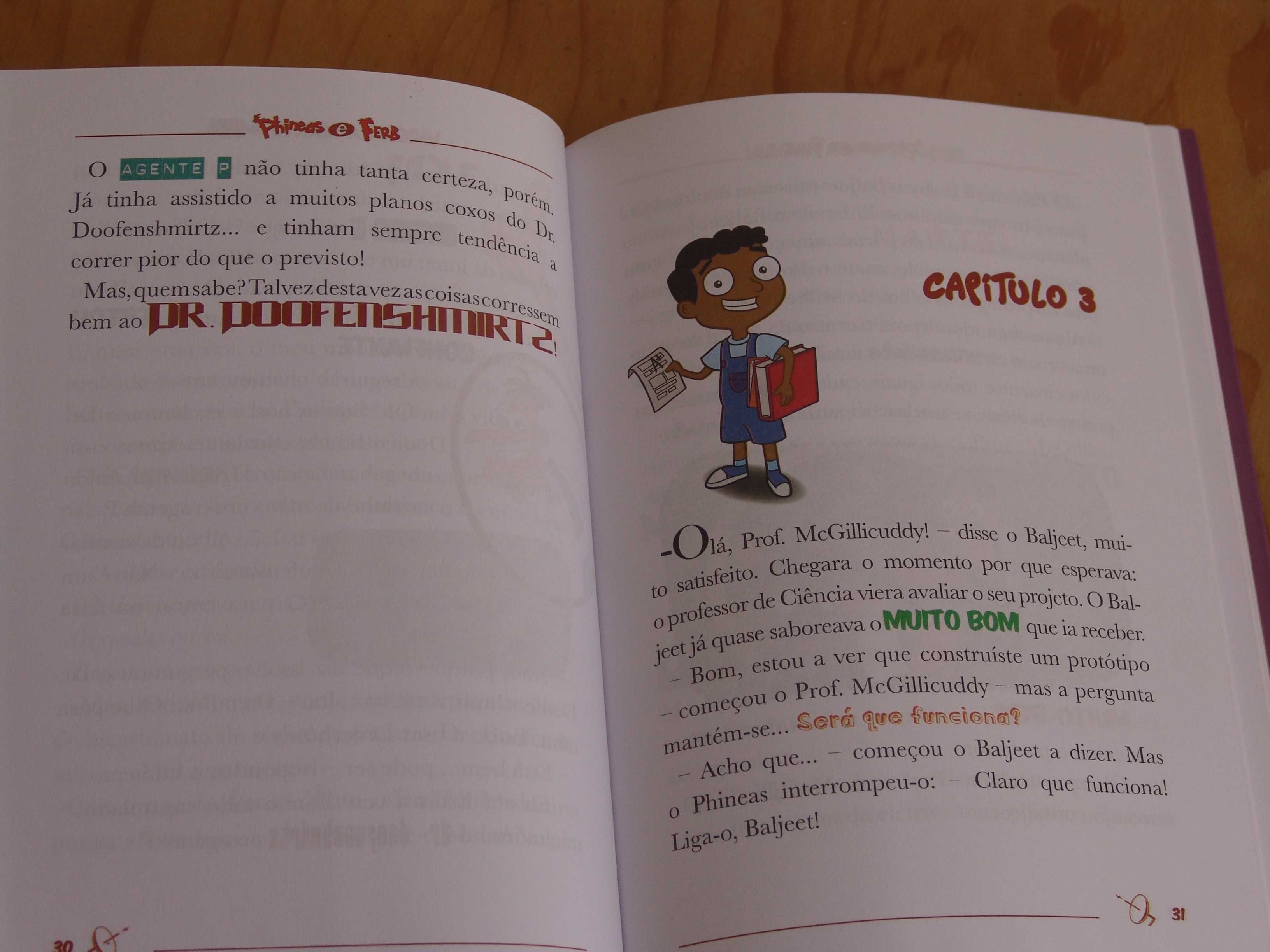 Livro 10 Phineas e Ferb  - Viagem a Marte