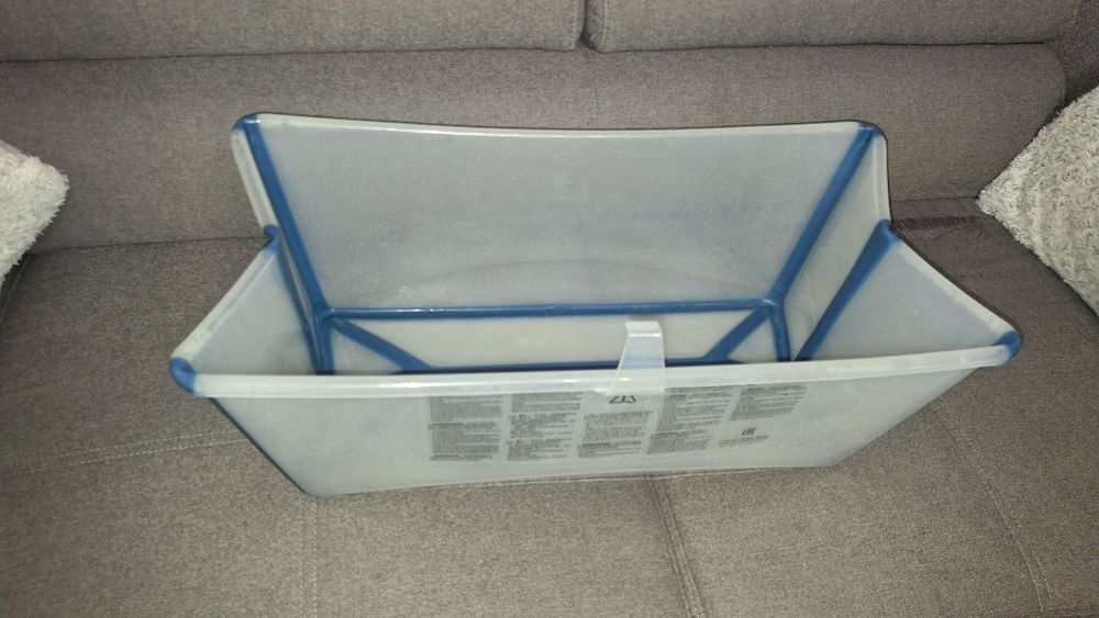 Wanienka składana Stokke flexi bath + wkładka niemowlęca