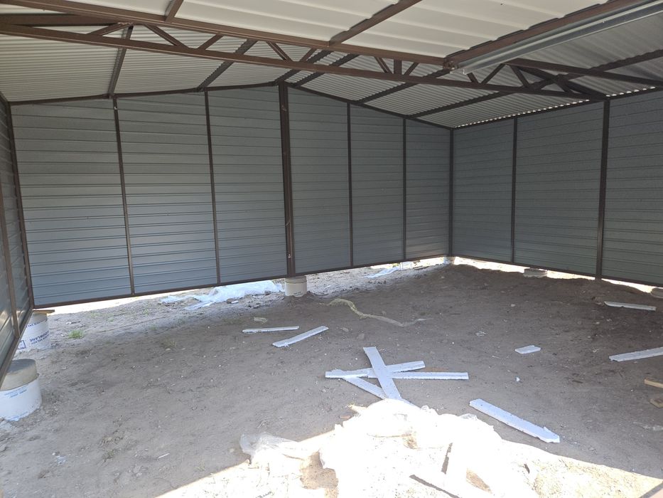 6x5,8 KUJ Garaże Blaszane Garaż Blaszany Blaszak Blaszaki Orzech Raty