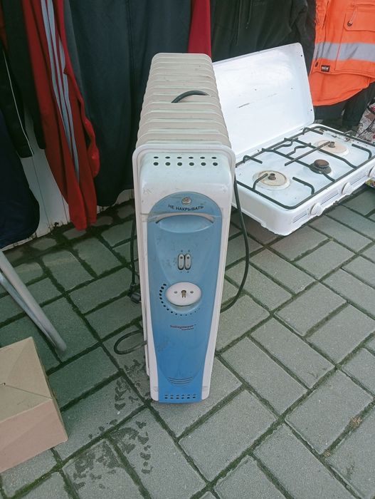 Масляная батарея на 12 секций,электро б/у