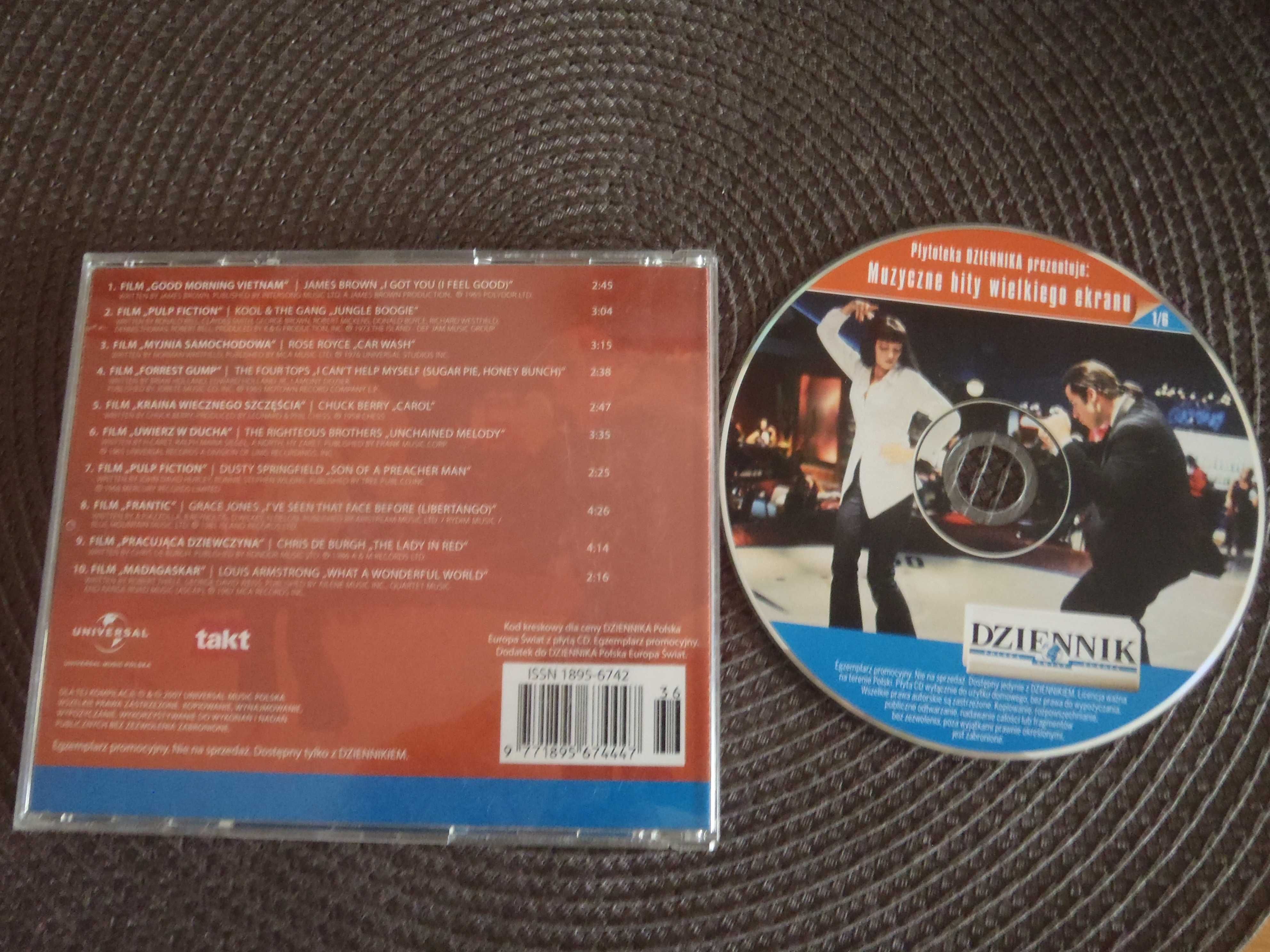 Muzyczne hity wielkiego ekranu CD