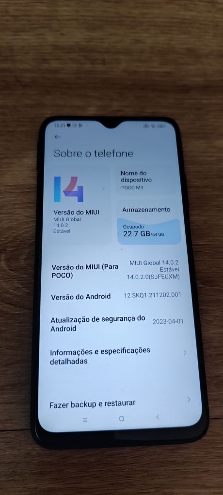 Xiaomi POCO M3 6000 de bateria