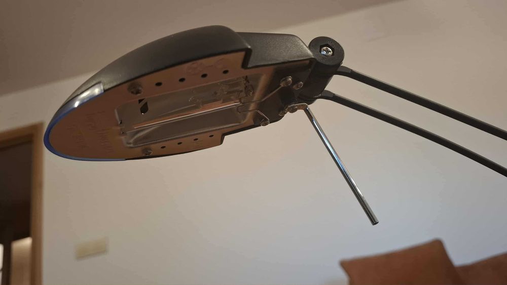 Lampka biurkowa Techno Lux, czarna, żarówka halogenowa