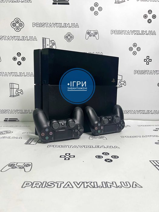 Ігрова Приставка Playstation 4 Fat 500гб (9-12.2) +10 ігор +2 Геймпада