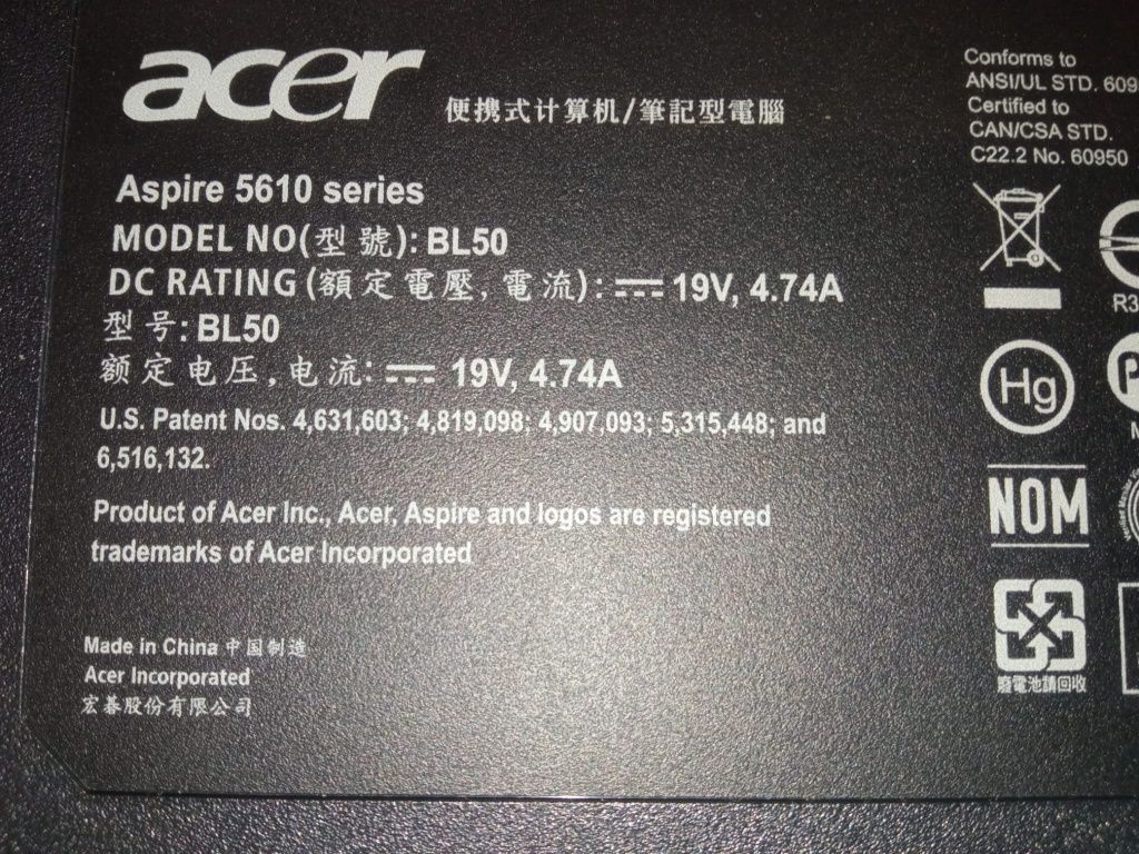 Acer Aspire 5610