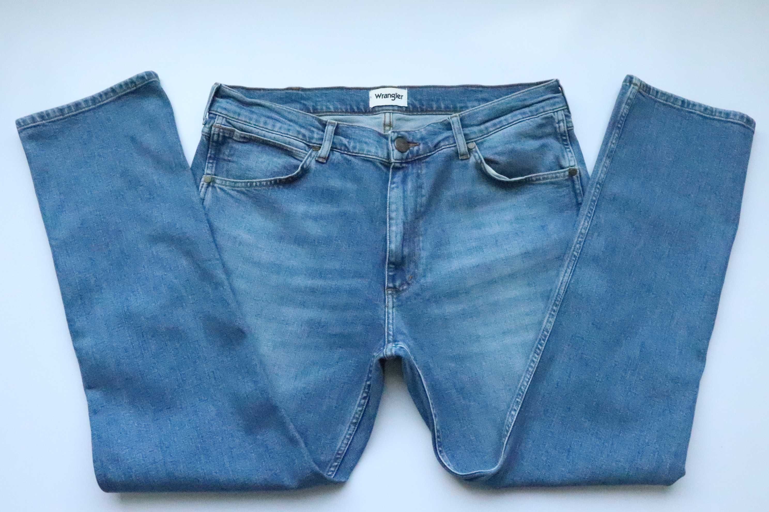 WRANGLER GREENSBORO W36 L30 męskie spodnie jeansy regular jak nowe