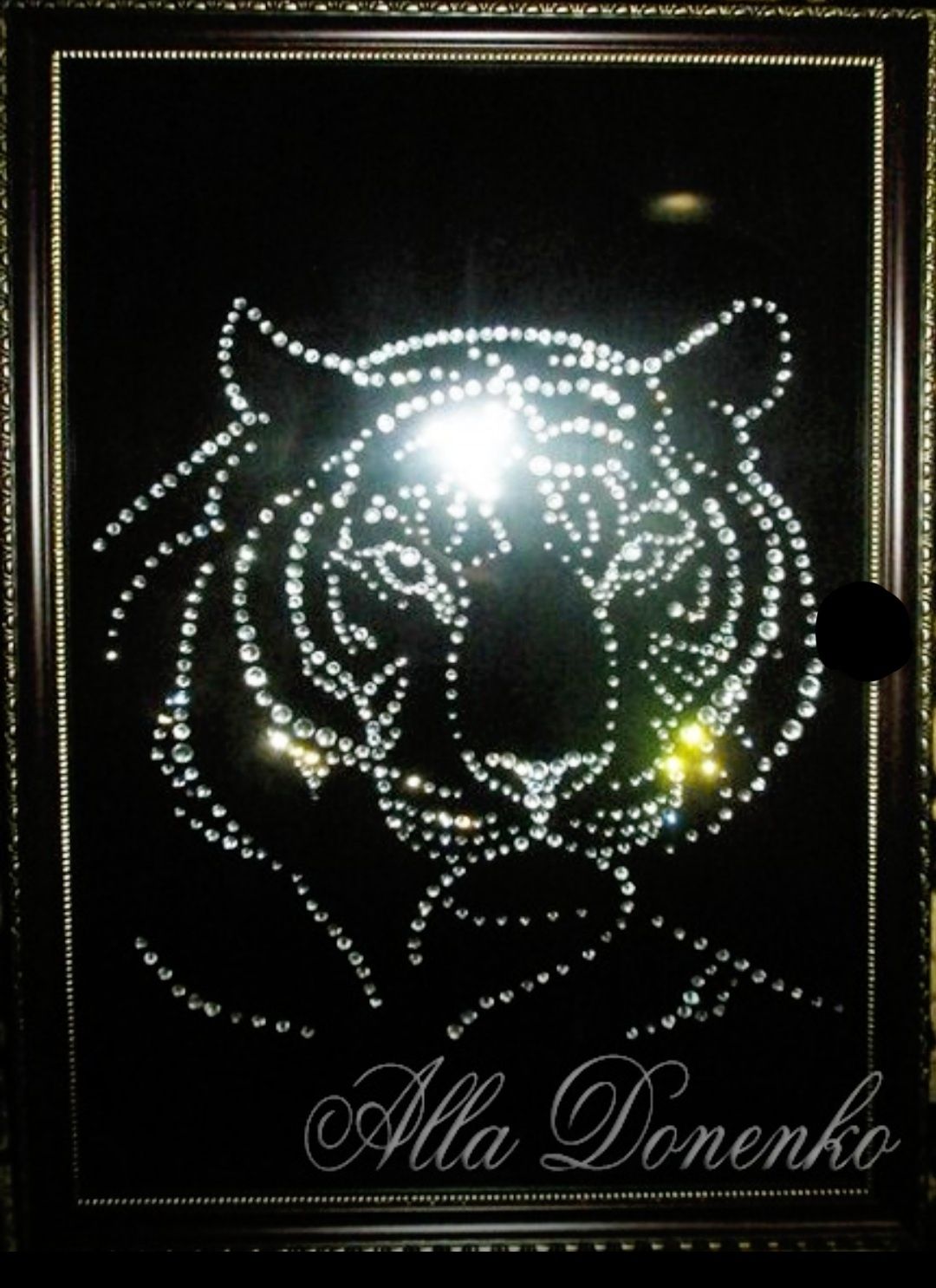 Картина из страз "Тигр", размер А4