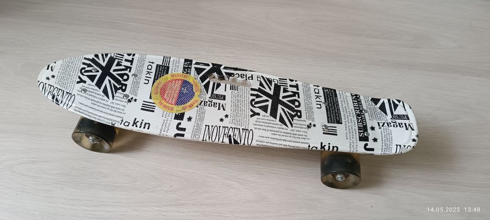 Скейт дитячий, колеса світяться