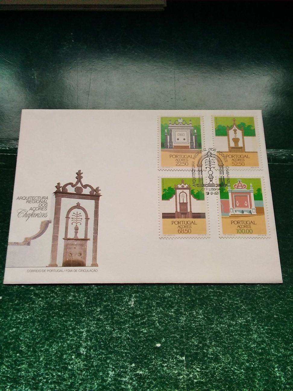 1986 FDC Arquitetura Regional Dos Açores MNH **