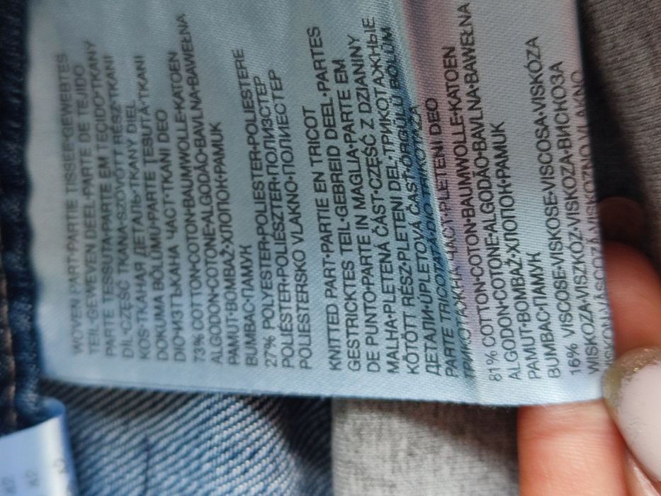 Spódnica jeansowa ciążowa roz Xl