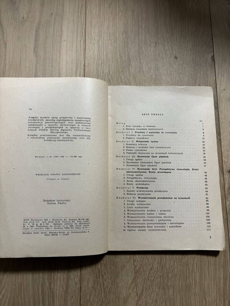 Rysunek techniczny - Tadeusz Dobrzański