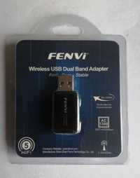 Сетевой адаптер Fenvi  WiFi USB 3.0 1300Mb 2.4G + 5G
