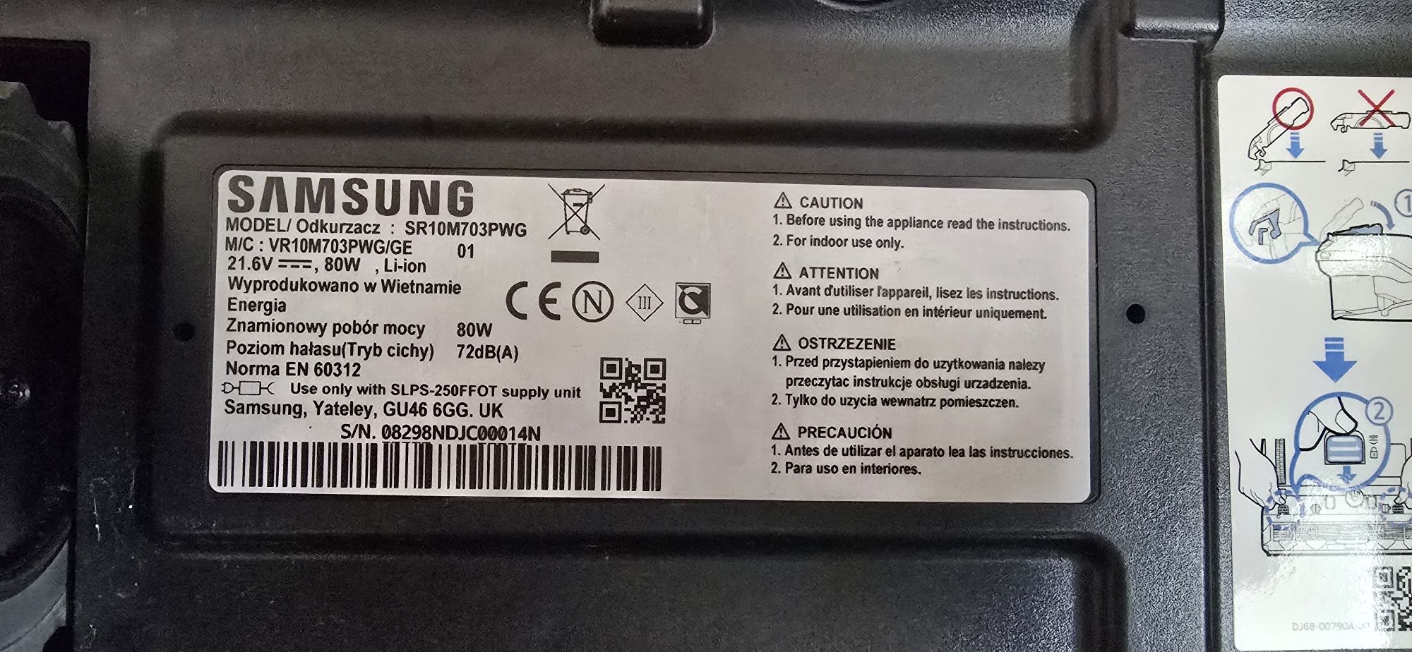 Samsung Odkurzacz Automatyczny CycloneForce