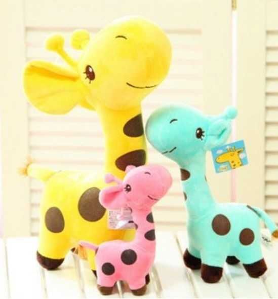 Peluche Girafa Azul-25cm