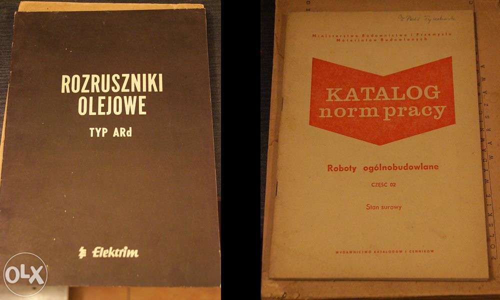 Książki Pompy PJM PM rozruszniki olejowe elektrołukowe nawarstwianie