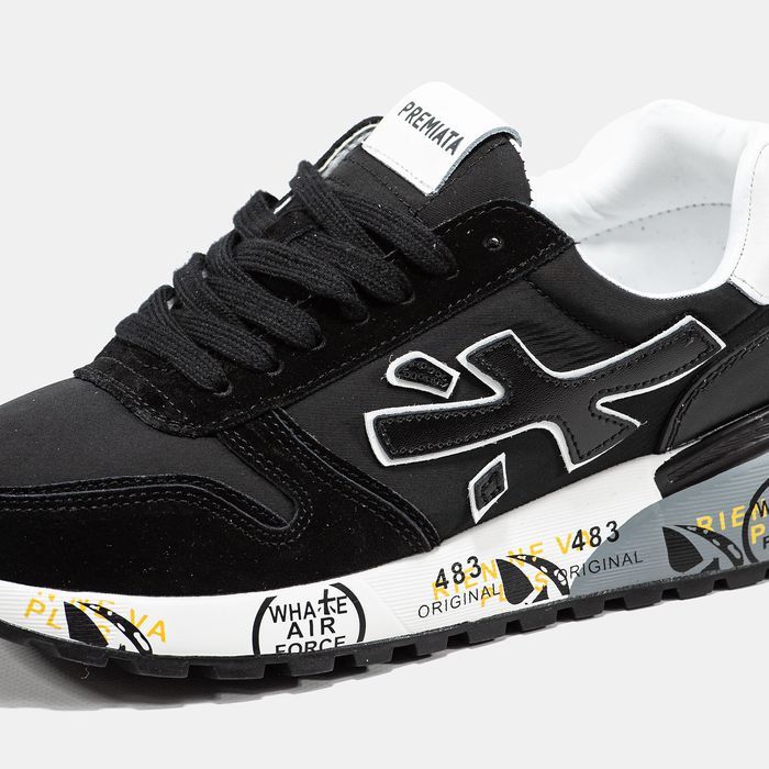 Premiata Mick кроссовки новые примета оригинал мужские черные лето