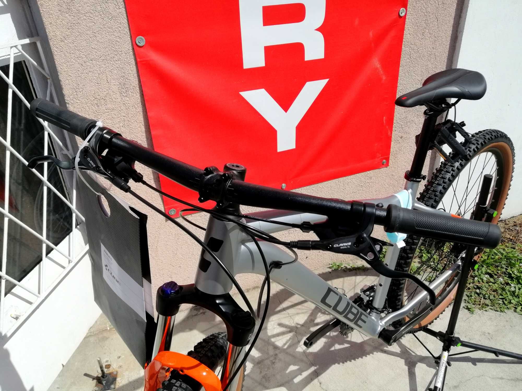 NOWY CUBE AIM RACE Roz. L 20" Hydraulika Clarks *Koła 29* SR SUNTOUR!