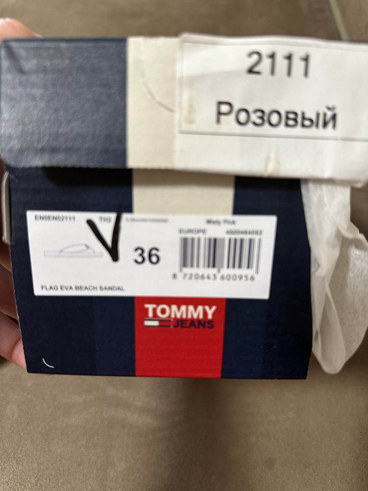 Продам вьетнамки  Tommy jeans, 36 размер