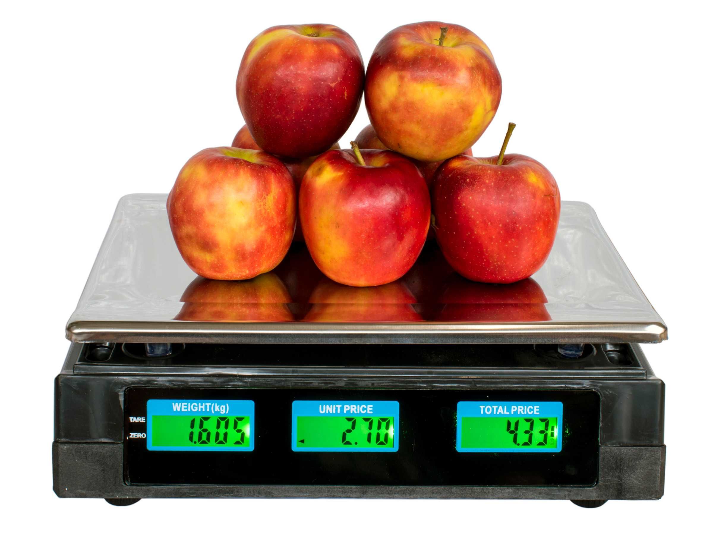 Rolnicza Waga Licząca Kalkulacyjna do Warzyw Owoców 30kg AKUMULATOR