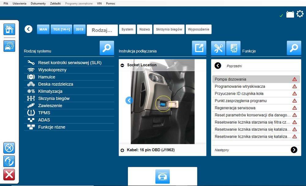 PL program diagnostyczny do interfejsów testerów multidiag pro + plus