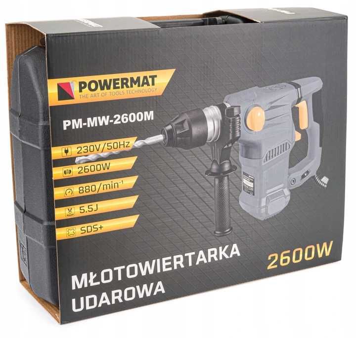 Młot Udarowy Młotowiertarka SDS+ 2600W