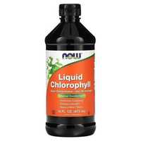 Хлорофил Liquid Chlorophyll 473 мл. Now Foods вкус мята 09,2027