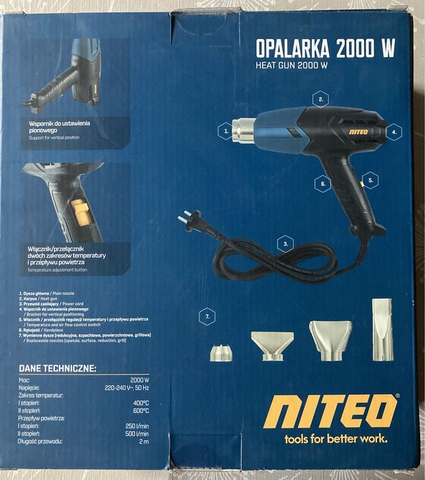 Opalarka Niteo nowa