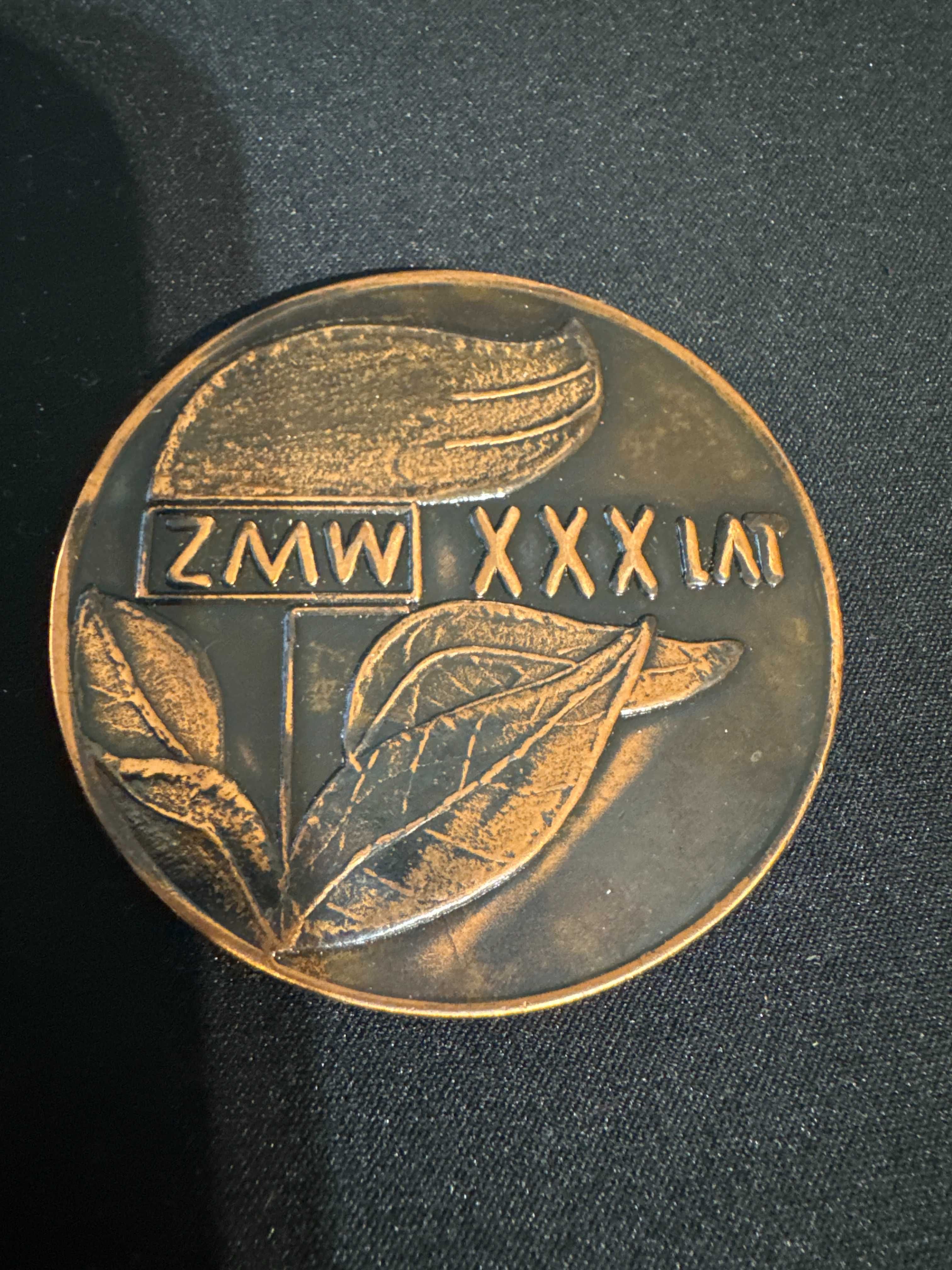 Medal pamiątkowy PRL XXX lecie ZMW