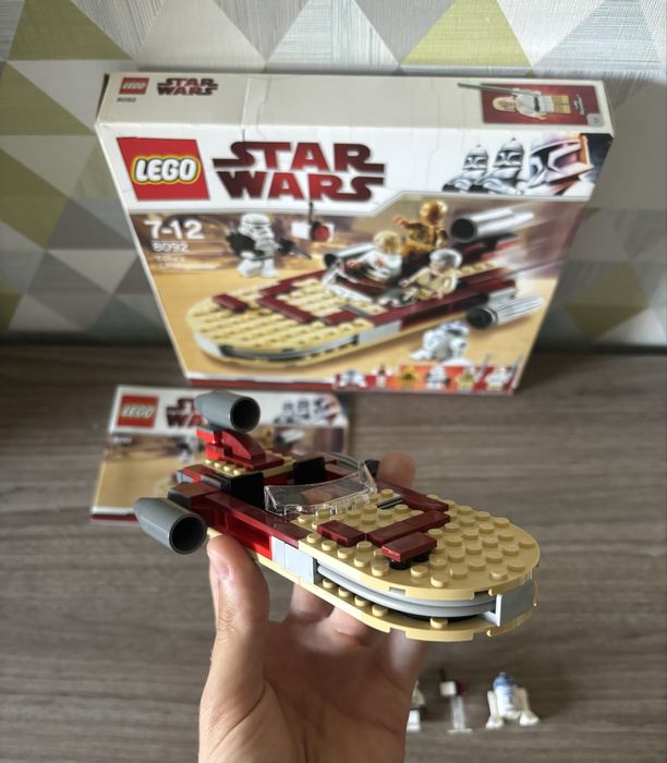 Lego Star Wars 8092 Luke Landspeeder Śmigacz kompletny jak nowy
