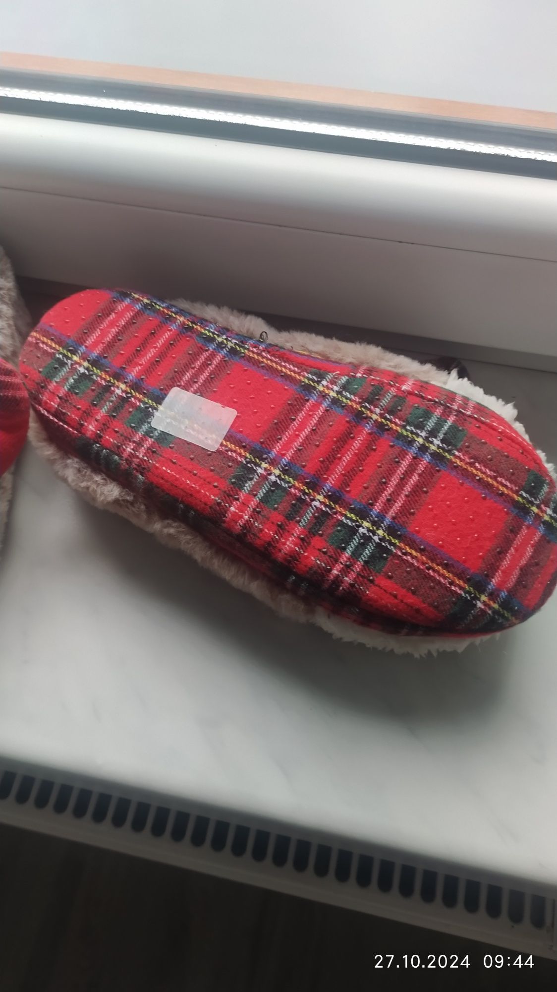 Kapcie Świąteczne rudolf