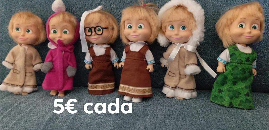 Várias Masha e o urso...
