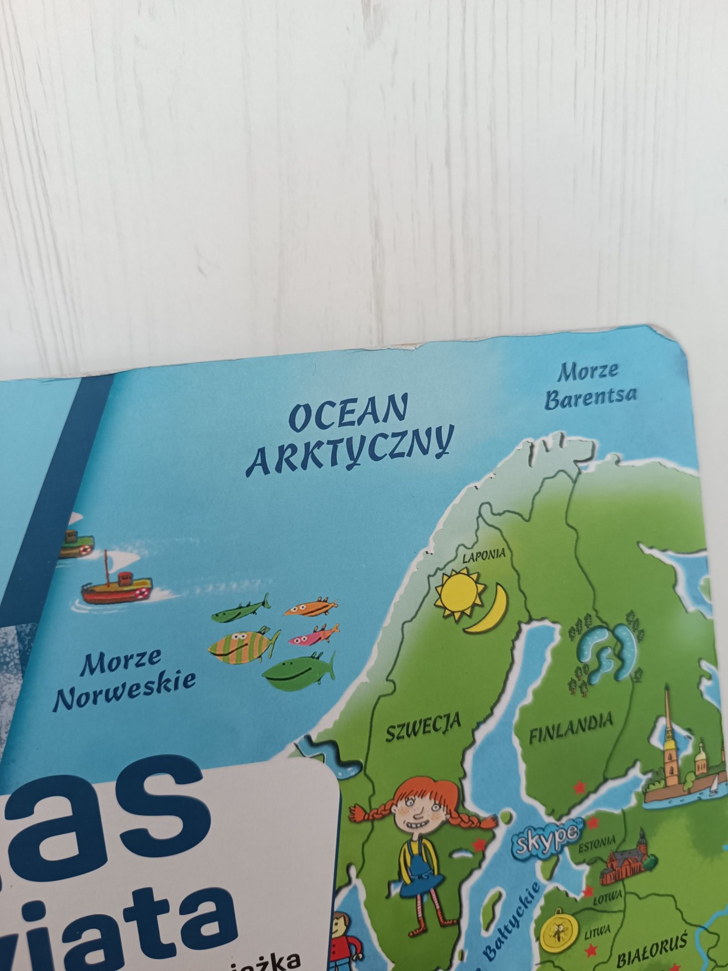 ALBIK Czytaj z Albikiem - zestaw Atlas świata