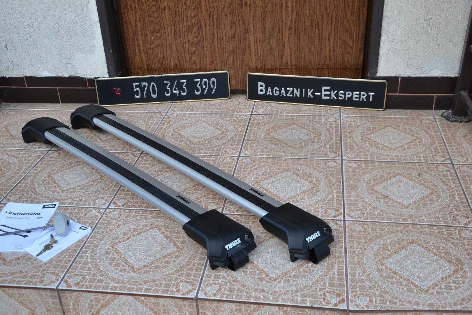 THULE 7204+WingBar Edge 77/86 Bagaznik Dachowy,Relingi,Poprzeczki Wysy