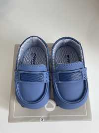Buty mokasyny  mokasynki chrzest dla chłopca niebieskie Mayoral 15