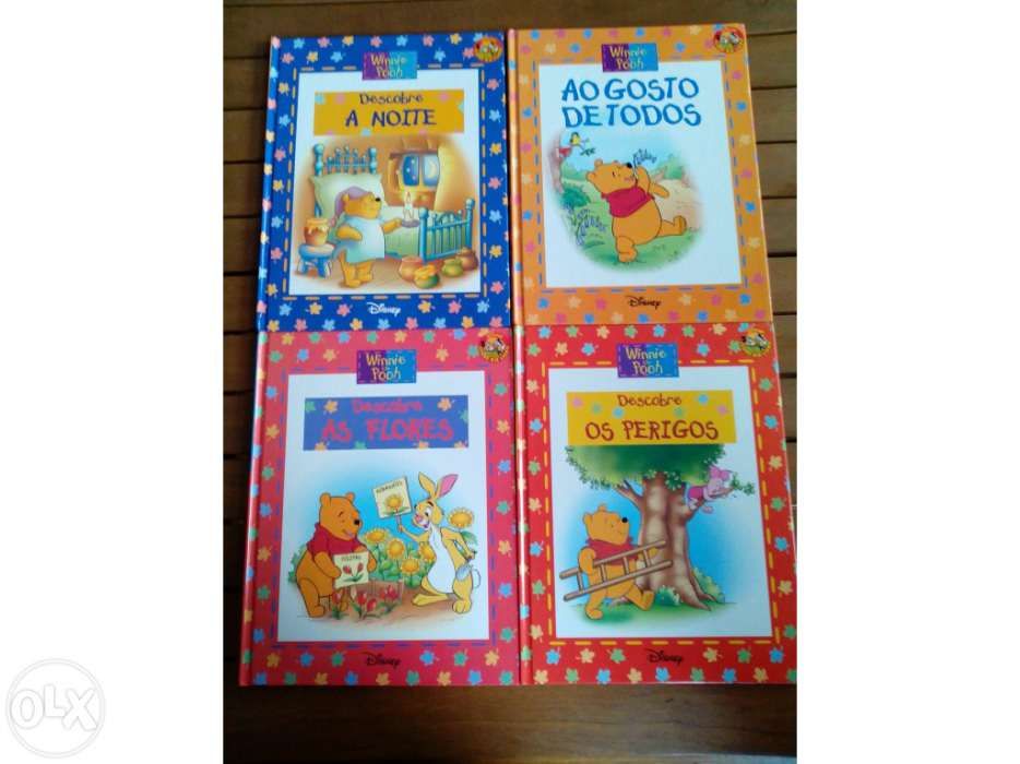 8 Livros infantis Winnie the pooh