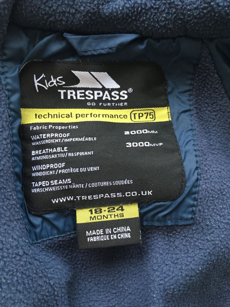 Kombinezon dziecięcy Kids Trespass na 18-24 m-ce (92 cm)