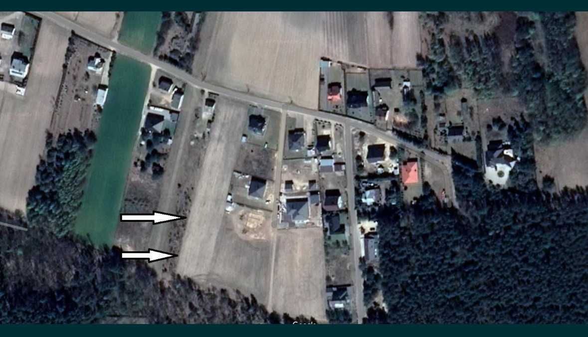 Działka budowlana Łazy obok Łukowa 1186m2