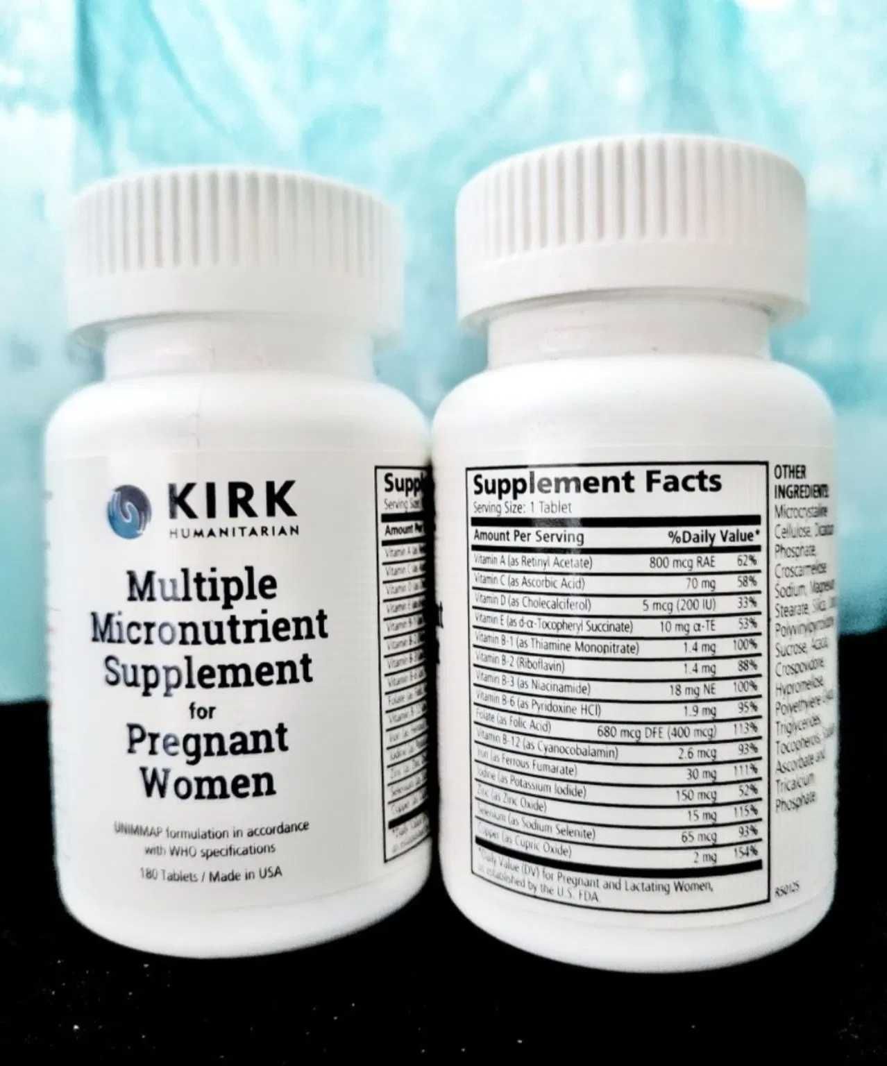 Витамины для беременных, сша, kirk