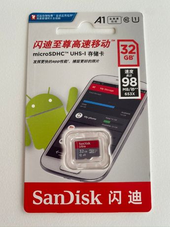 Cartão Memória Micro SD 32 gb SanDisk
