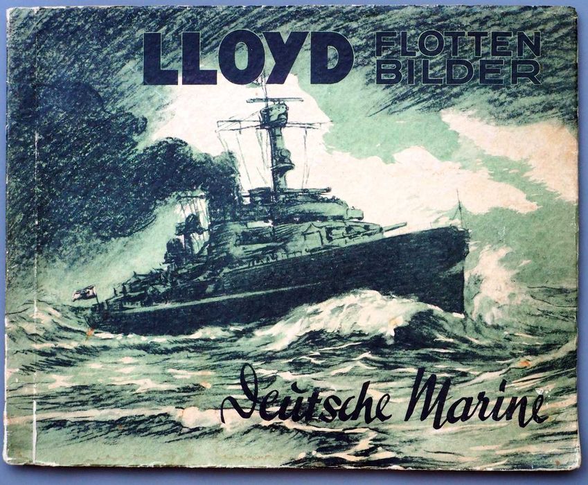 Caderneta de Cromos Antiga Alemã - Marinha - 1932