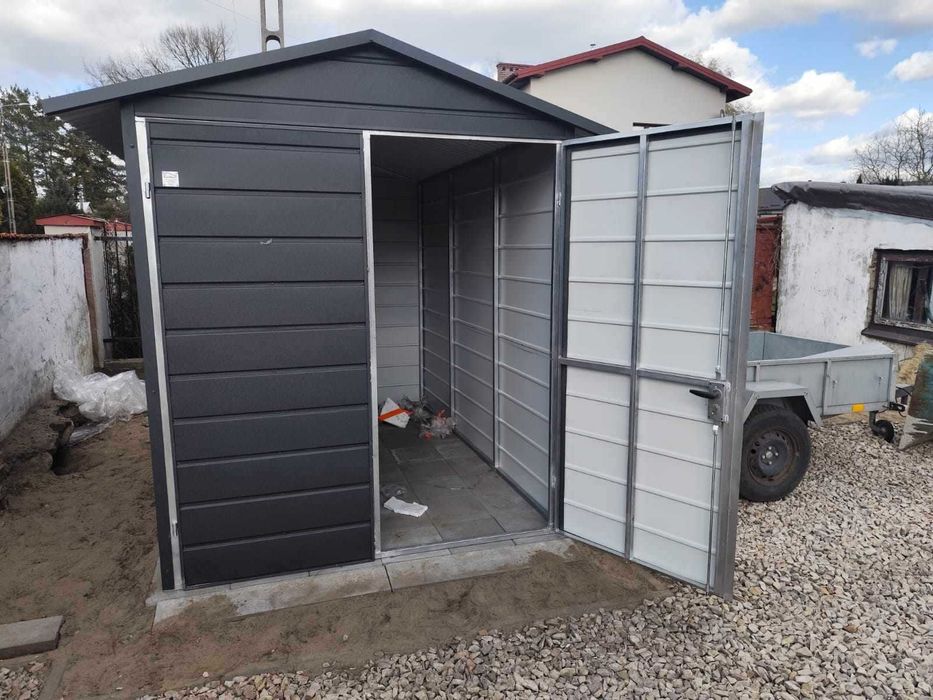 Złoty Dąb Garaż Blaszany-Schowek Narzędziowy |Wiata Ogrodowa–Maj-Blach