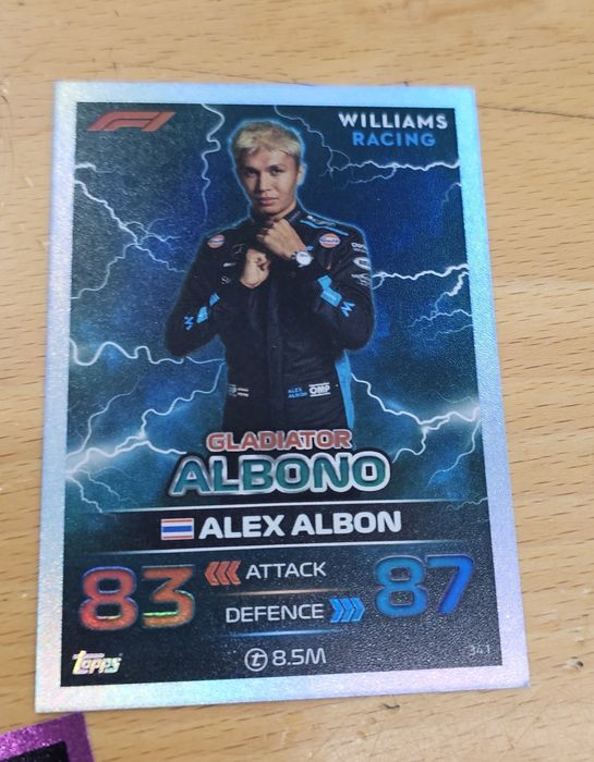 Vendo Carta Rara Topps Albon Gladiator e mais lote