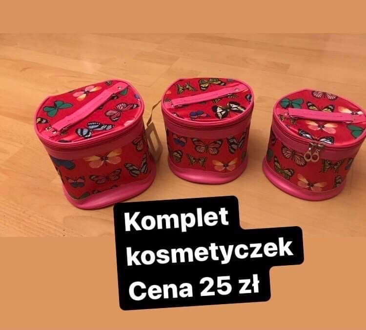 Komplet kosmetyczek 3 sztuki