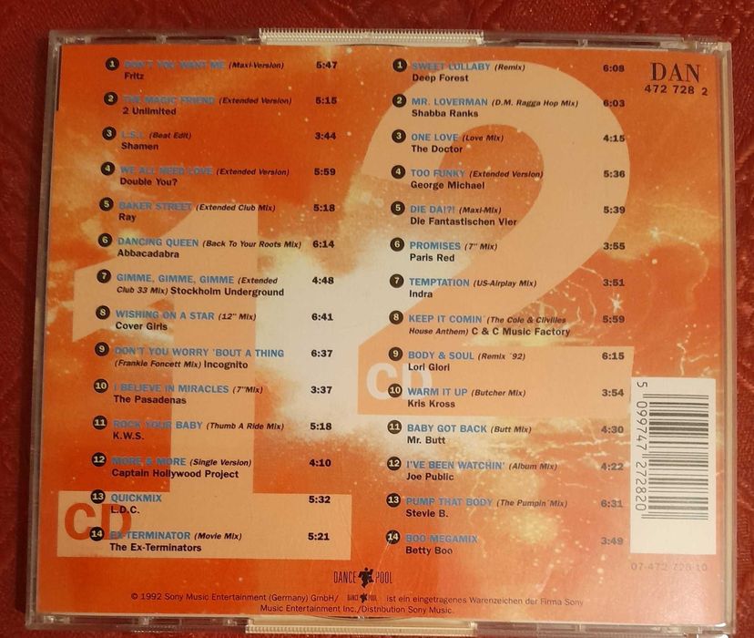 CD Audio 90s Euro Dens Фирменные диски