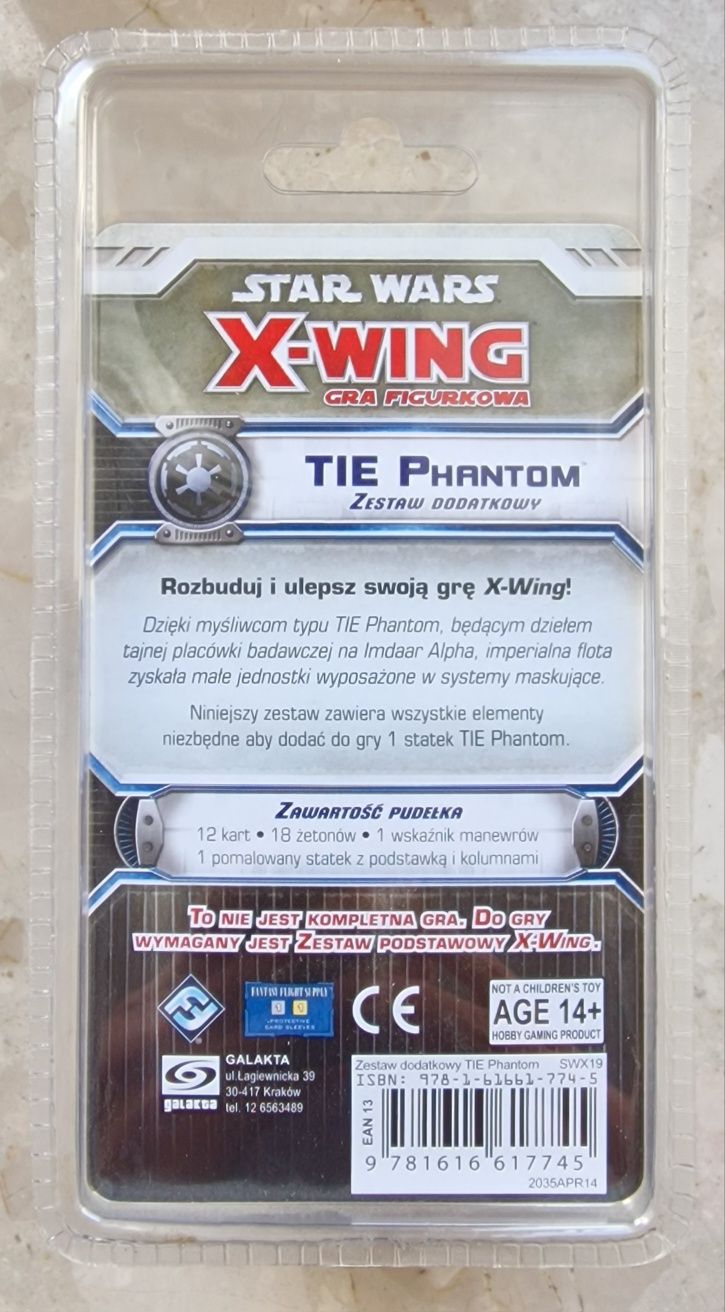 Model Tie Phantom do gry x-wing
