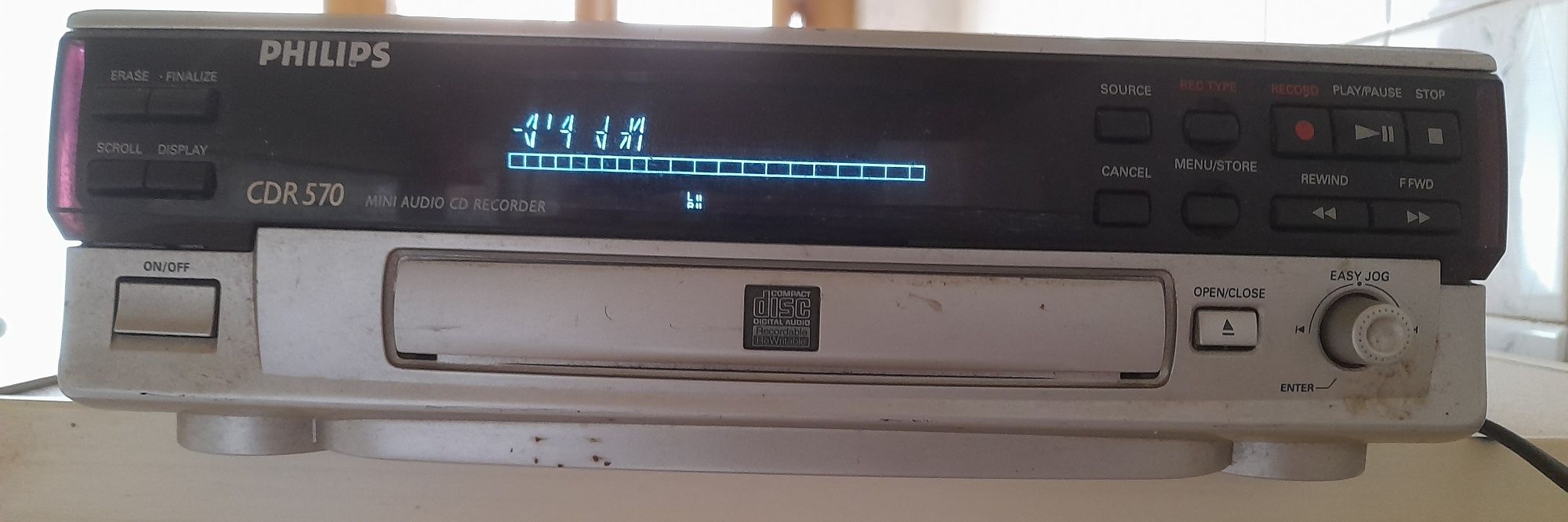 MINI AUDIO CD RECORDER - PHILIPS CDR 570  (Peças)
