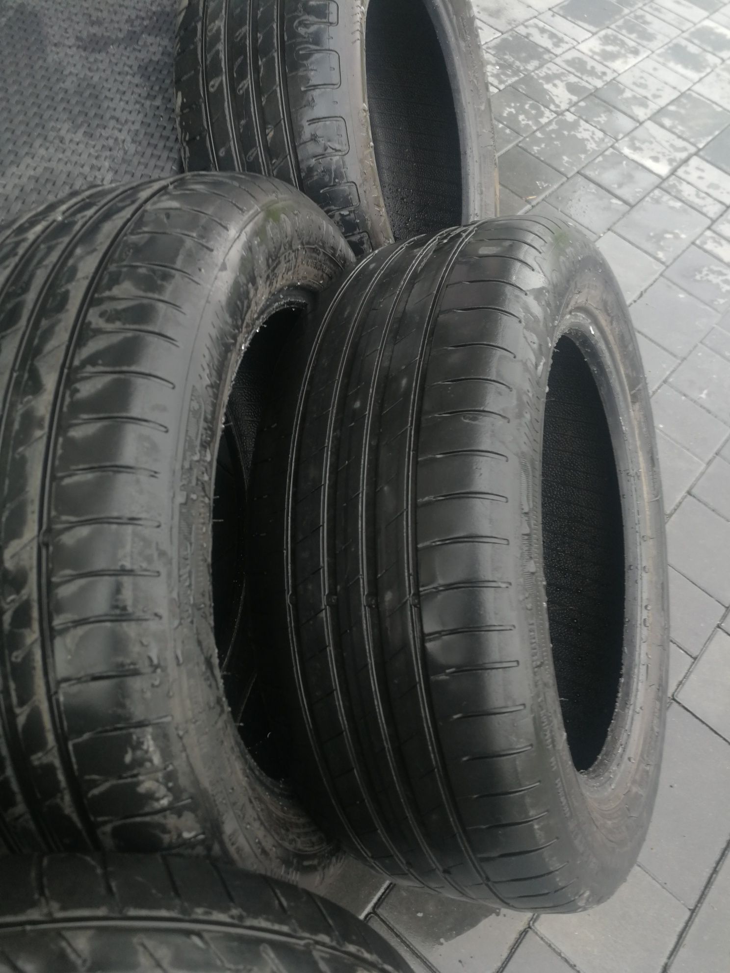 Opony letnie Goodyear Efficientgrip, 205/55/16, dot 17rok,stan dobry