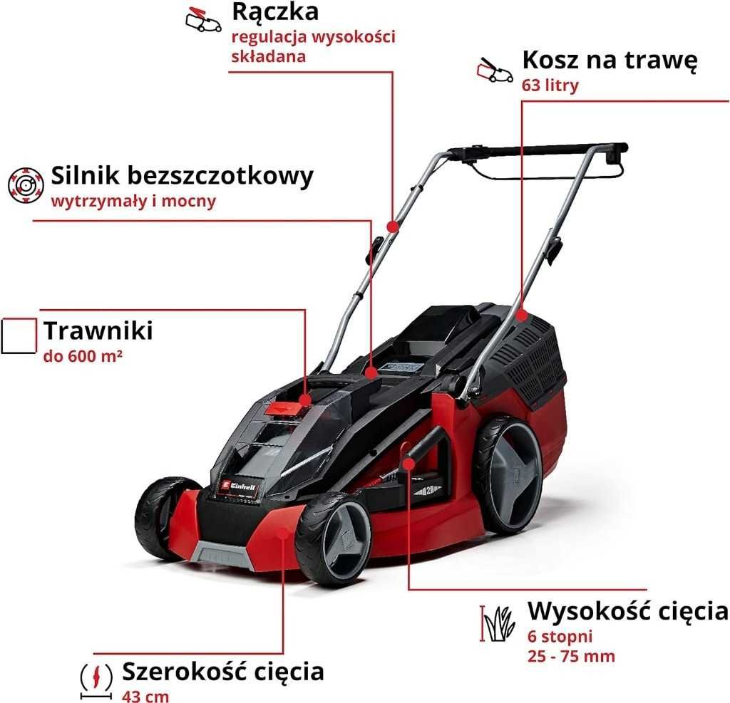 Einhell Kosiarka akumulatorowa GE-CM 36/43 Li M-Solo